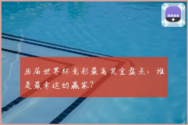 历届世界杯竞彩最高奖金盘点，谁是最幸运的赢家？